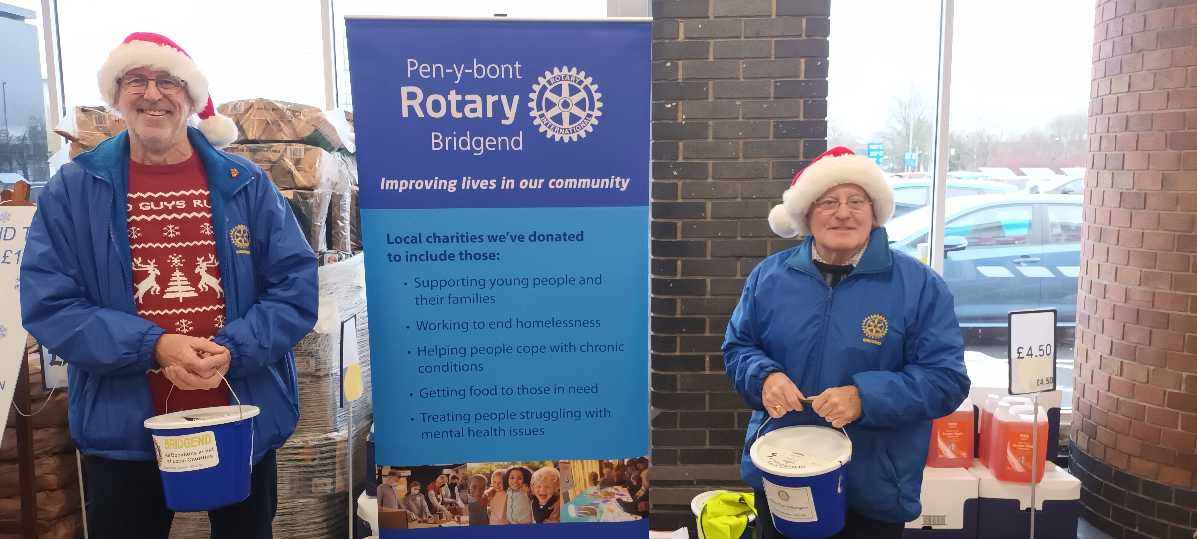 Christmas Collection Tesco Cowbridge Road Rotary Bridgend